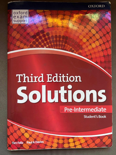 Solutions Pre Intermediate