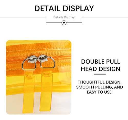 Bolsa Transparente De Viaje Para Cosméticos De Gran Capacida