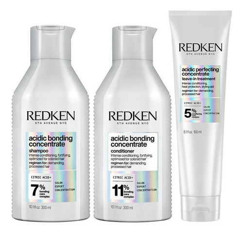  Kit Redken Acidic Bonding Concentrate - Sh E Cond E Lv