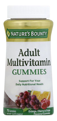 Natures Bounty Adult Multivitamin Gummies Vitaminas Gomitas