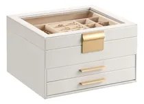 Comprar Joyero Para Mujer De 3 Capas De Almacenamiento De Joyas