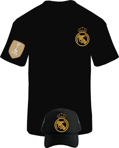 Camiseta Manga Corta Real Madrid Especial Ed Obsequio Gorra 