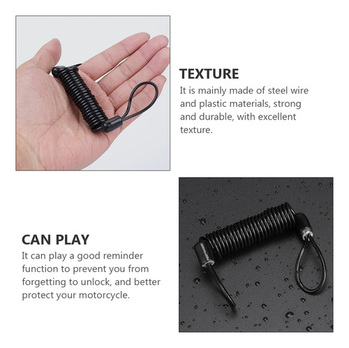 Cables De Bloqueo Antirrobo Profesionales Para Frenos De Dis