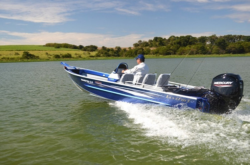 Lancha Marfim Freestyle 5.5 + Motor 60hp Mercury Insc. Estad