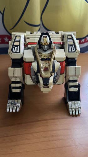 Robô Power Rangers Megazord White Tigerzord Da Bandai 1994 ( (Usado)