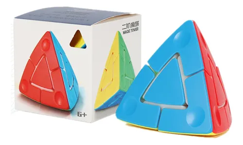 Cubo Rubik Pyraminx Duo Puzzle Sencillo Piramide Magic Cube