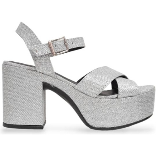 Imagen 2 de 4 de Sandalias Roma Glitter Plata