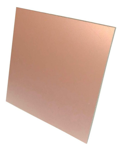 Combo X 10 Placa Pcb Virgen Pertinax Cobre 10x10 Simple Faz