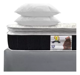 Colchón King Size Spring Air Ortopédico + Almohadas Gratis