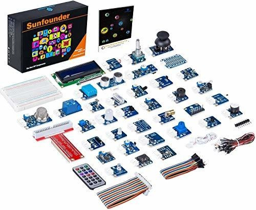 Kit Sunfounder 37 Sensor Módulos V2.0 Para Frambuesa Pi 4b 3