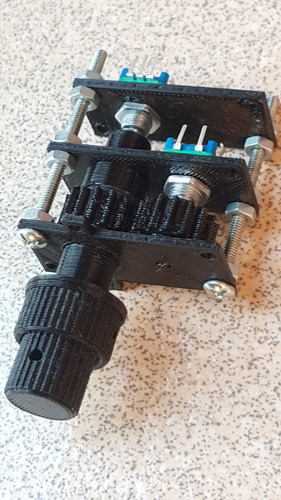 Palanca Simulador Vuelo Throttle Trim Flaps - Encoder Doble
