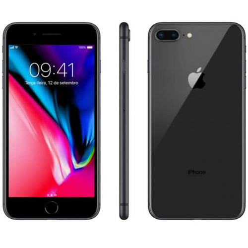 iPhone 8 Plus Apple 64gb Cinza Espacial Tela Retina Hd 5,5 