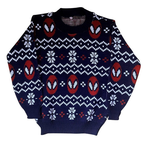 Suéter Tejido Navideño Niño/mujer Spiderman Ugly Sweater 