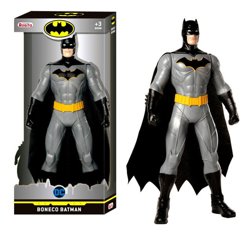 Boneco Do Batman Grande 45cm De Vinil Articulado Rosita