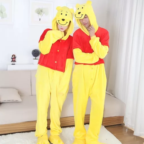 Pijama Mameluco Winnie Pooh Adulto Infantil Disfraz | sin intereses