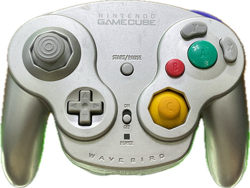 Control Nintendo Gamecube | Wavebird Original | Sin Sensor  (Reacondicionado)