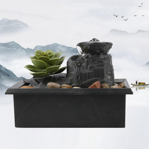 2x De Cascada Feng Shui Meditación Fuente De Cascada