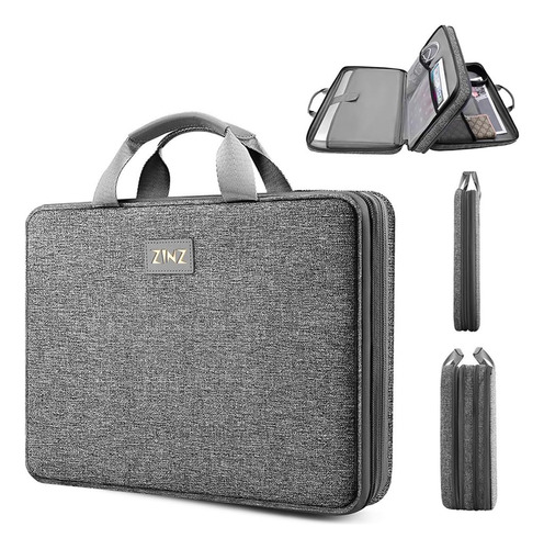 Zinz Funda Delgada Y Expandible Para Laptop De 15, 15.6, 16 