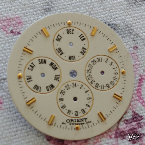 Mostrador Orient Calendário 27,5mm