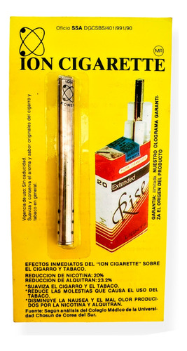 Ionizador De Cigarrillos Disminuye Nicotina Y Alquitran 1pz