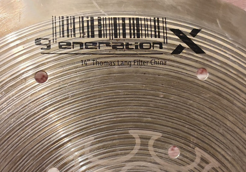 Meinl Thomas Lang China 14 Pulgasas Dorado (Usado)