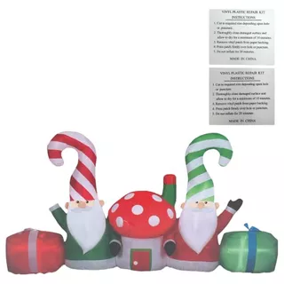 Gnome Family With Mushroom Toadstool & Gifts Christmas ...