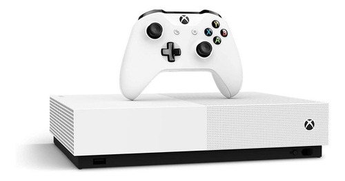 Imagen 2 de 4 de Microsoft Xbox One S 1TB All-Digital Edition color blanco