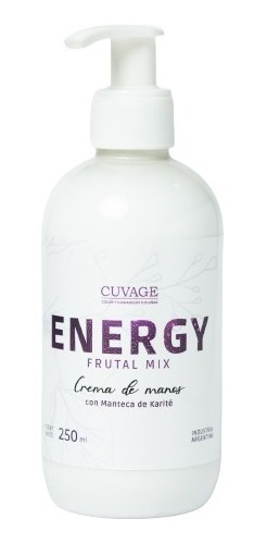 Crema Para Manos 250ml Con Dosificador Cuvage C