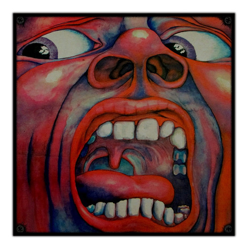 #81 - Cuadro Vintage 30 X 30 Cm / King Crimson Rock No Chapa