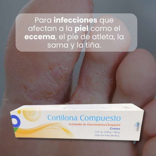 Cortilona Compuesta Fluocinolona Clioquinol Offenbach 30gr Fragancia Sin Fragancia Sin Fragancia