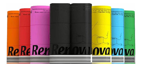 Rollo De Baño Renova Paquete Combinado De Black & Fucsia (2
