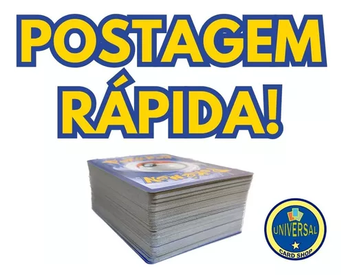 Lote até 80 Cartas Pokemon Com BRILHANTE GARANTIDA - ORIGINAL COPAG -  Escorrega o Preço