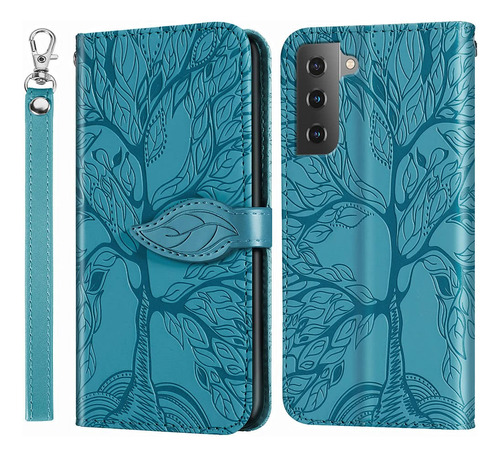 Funda Para Galaxy S23 R-azul 6.1 PuLG Piel Sintetica