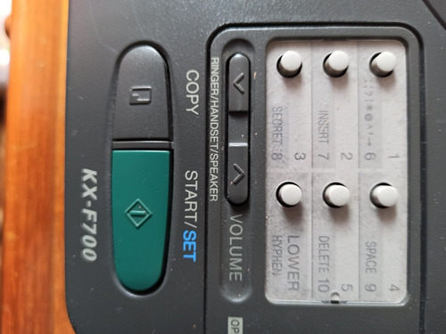 Fax Panasonic Kx F700 Digital, Copia MĂșltiple (Usado)