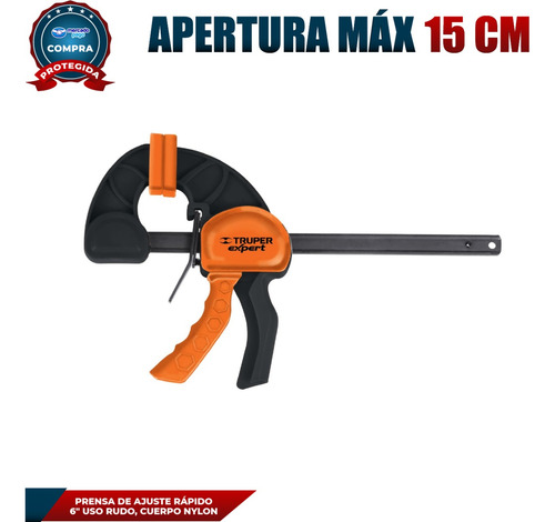 Prensa Ajuste Rapido Expert 6'' Truper 100142