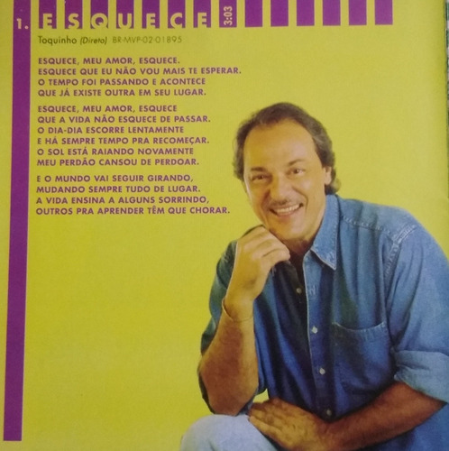 Toquinho Cd Nuevo Só Tenho Tempo Pra Ser Felíz 16 Temas