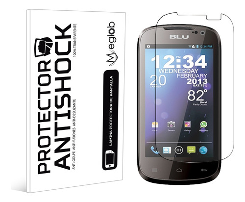 Protector Pantalla Antishock Para Blu Dash 4.0