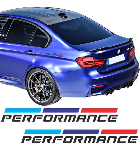 Adesivo Bmw Performance 320i Coluna Lateral M1 M2 M3 M4 X1