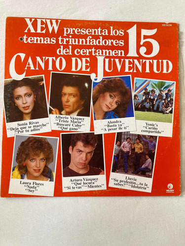 15 Temas Triunfadores Del Certamen / Canto De Juventud Lp 84