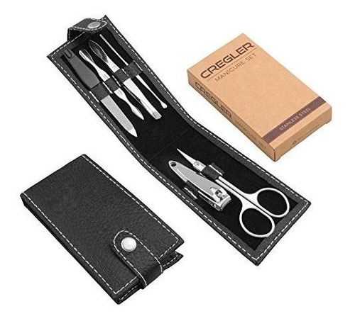 Cregler Manicure Pedicure And Beauty Grooming Kit, 6 Piezas,