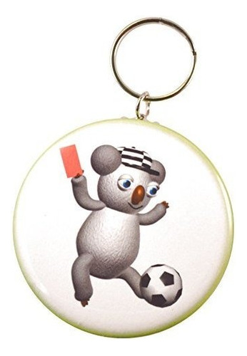 Llaveros Para Niño - Valxart's Funny Koala Soccer Coach Key