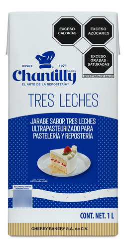 Jarabe Tres Leches Chantilly 1 Lt 