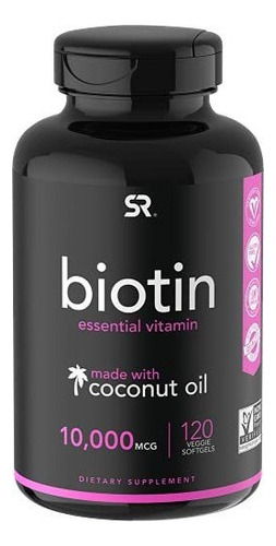 Colágeno  Biotina (10,000 Mcg) Con Aceite De Coco Orgánico
