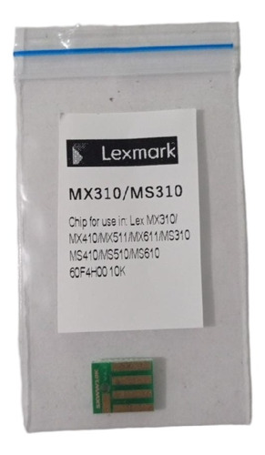 Chip Impresora Multifuncional Lexmark Mx511 10 Mil Paginas