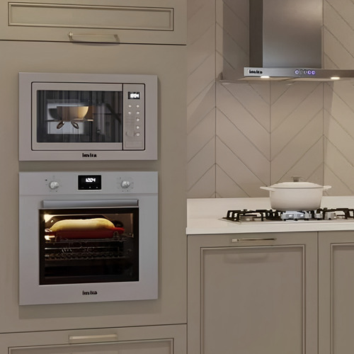 Micro-ondas De 25l Com Acabamento Inox 220v - Invita