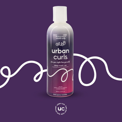 Tratamiento Mascarilla Rizado Urban Curls Deep Mask Uv 240ml