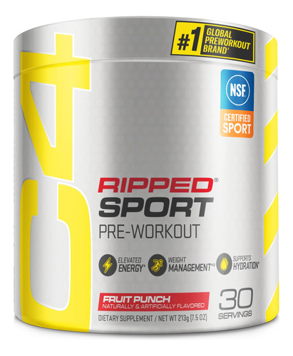 C4 Ripped Sport Pre Workout - 7350718:mL a $160990