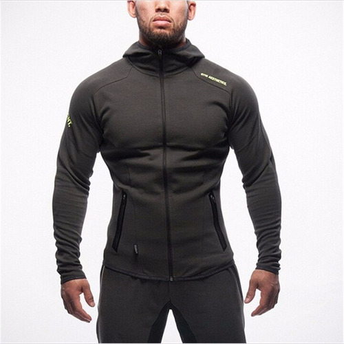 Campera Deportiva De Algodon Gym Aesthetics