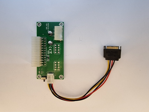 Imagem 2 de 3 de Adaptador Para Duas Fonte Atx Mineração Tx-n02-a Sata