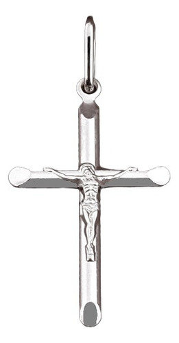 Crucifixo Com Cristo Em Prata Pura 925  + Brinde !!!